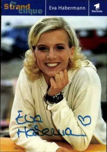 Ak Schauspielerin Eva Habermann, Portrait, Autogramm