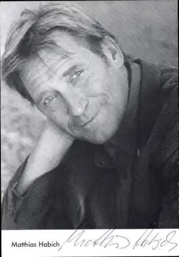 Ak Schauspieler Matthias Habich, Portrait, Autogramm