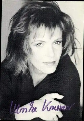 Ak Schauspielerin Ulrike Kriener, Portrait, Autogramm