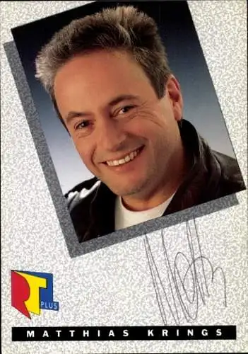 Ak Schauspieler Matthias Krings, Portrait, Autogramm