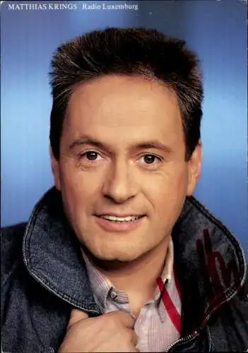 Ak Schauspieler Matthias Krings, Portrait, Autogramm