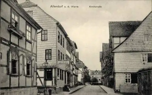 Ak Bad Sooden Allendorf an der Werra Hessen, Kirchstraße