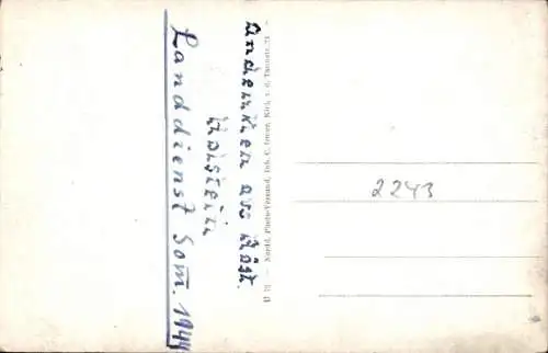 Ak Tensbüttel-Röst Süd Dithmarschen, Ortsansichten