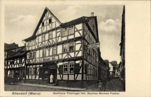 Ak Bad Sooden Allendorf an der Werra Hessen, Gasthaus Thüringer Hof