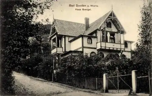 Ak Bad Sooden Allendorf an der Werra Hessen, Pension Haus Soergel