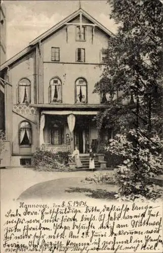 Ak Hannover in Niedersachsen, Partie an einem Wohnhaus