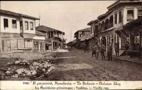 Ak Vodena Mazedonien, Alte Straße