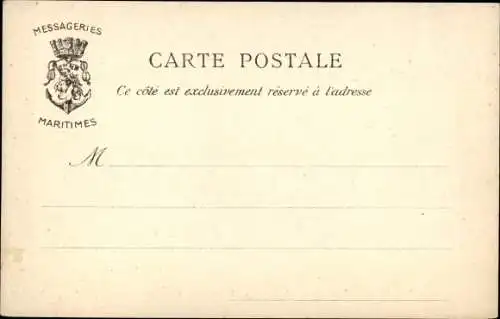 Ak Dampfer Le Natal, Messageries Maritimes