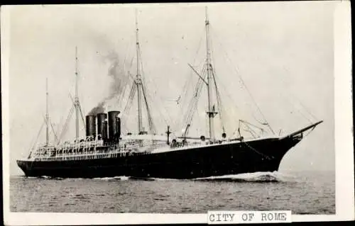 Ak Dampfer City of Rome, Anchor Line