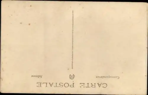 Foto Ak Französischer Soldat in Uniform, Portrait