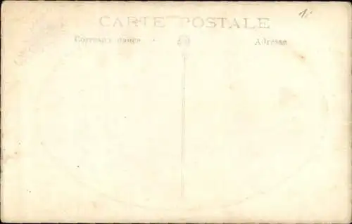 Foto Ak Französischer Soldat in Uniform, Portrait