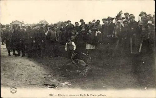 Ak-Jagd im Wald von Fontainebleau