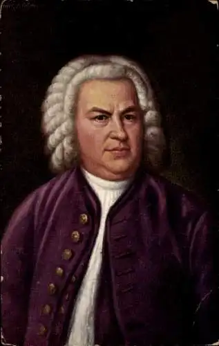 Künstler Komponist Johann Sebastian Bach, Portrait