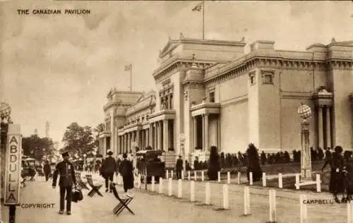 Ak Wembley London England, British Empire Exhibition 1924, Canadian Pavilion