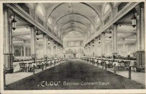 Ak Berlin Mitte, CLOU, Berliner Concert-Haus, Saal
