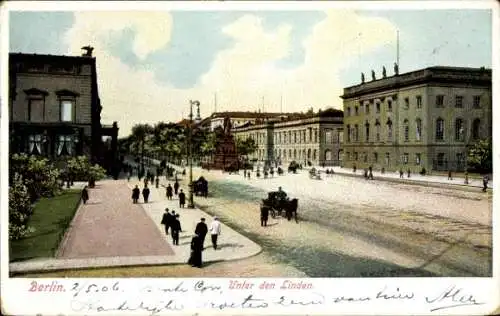 Ak Berlin Mitte, Unter den Linden