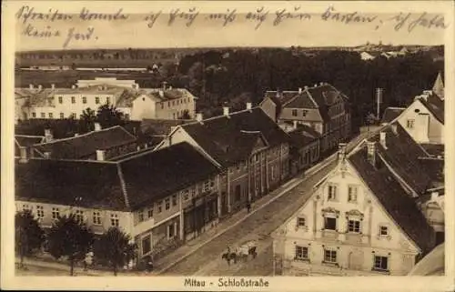 Ak Jelgava Mitau Lettland, Schlossstraße