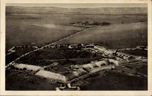 Ak Camp de Chalons Camp de Mourmelon Marne, Panorama