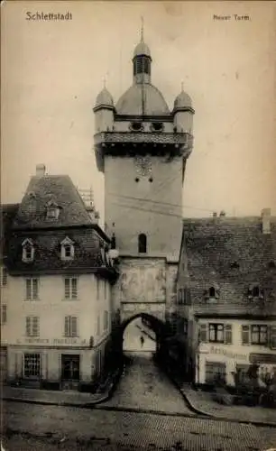 Ak Sélestat Schlettstadt Elsass Bas Rhin, Neuer Turm