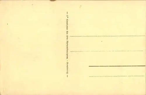 Ak Yquell La Broque Vorbruck Elsass Bas Rhin, Colonie de Vacances de Strasbourg, Le Depart