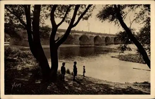 Ak Metz Moselle, Pont des Morts