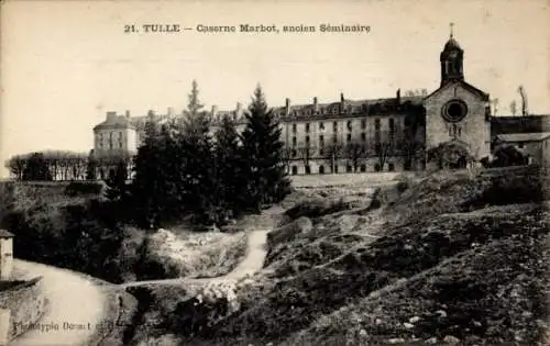 Ak Tulle Correze, Caserne Marbot, ancien Seminaire