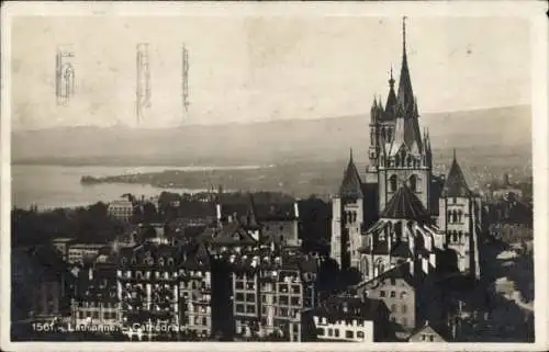 Ak Lausanne Kanton Waadt, Kathedrale