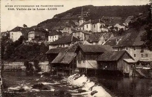 Ak Lods Doubs, Teilansicht