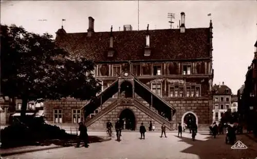 Ak Mulhouse Mülhausen Elsass Haut Rhin, l'Hotel de Ville
