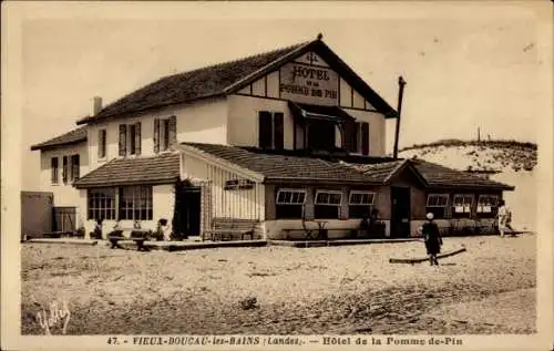 Ak Vieux Boucau les Bains Landes, Hotel de la Pomme-de-Pin