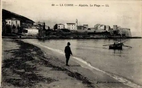 Ak Algajola Corse, Strand