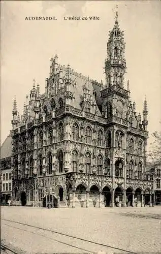 Ak Oudenaarde Audenarde Ostflandern, l'Hotel de Ville