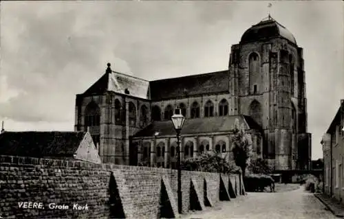 Ak Veere Zeeland Niederlande, Kirche