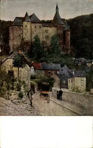 Ak Clervaux Clerf Luxembourg, Burg