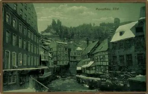 Ak Monschau Montjoie in der Eifel, Fachwerkhäuser