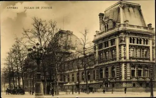 Ak Anvers Antwerpen Flandern, Palais de Justice