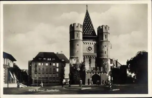 Ak Basel Stadt Schweiz, Spalentor