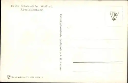 Ak Schwendi Heiden Kanton Appenzell Außerrhoden, Kirche, Wiese