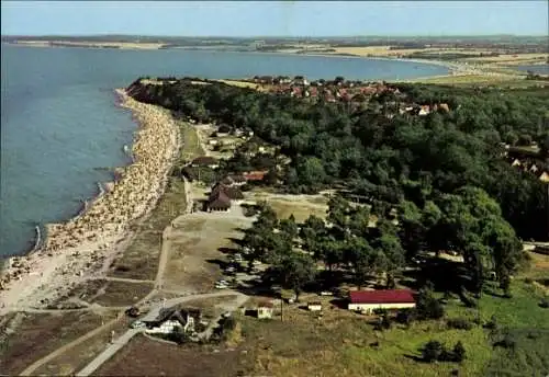 Ak Hohwacht an der Ostsee, Fliegeraufnahme, Panorama