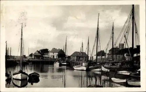 Ak Wyk auf Föhr Nordfriesland, Hafen