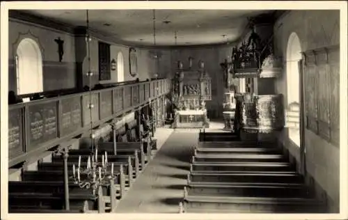 Ak Bredstedt in Nordfriesland, Kirche, Innenansicht