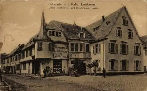 Ak Bad Sobernheim an der Nahe, Obere Großstraße, Klempnerei Jacob Franz, Fuchs'sches Haus