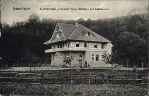 Ak Bad Sobernheim an der Nahe, Lichtluftheim Dhonau Haus-Waldeck