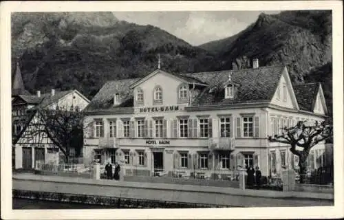 Ak Bad Münster am Stein Ebernburg Bad Kreuznach, Hotel Baum