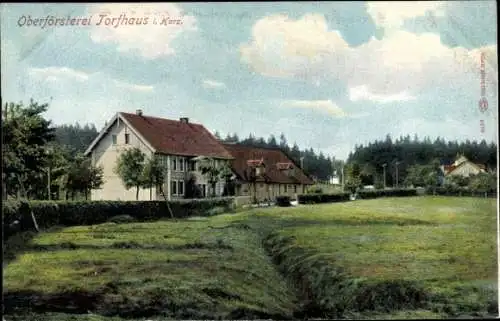Ak Torfhaus Altenau Schulenberg Clausthal Zellerfeld im Oberharz, Oberförsterei