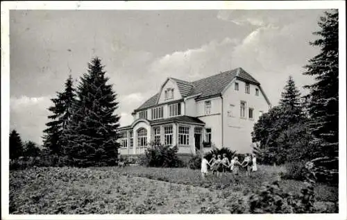 Ak Wieda Walkenried im Harz, Kinder-Kurheim Haus Lüding, Kinder