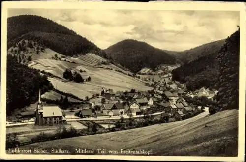 Ak Sieber Herzberg am Harz, Breitentalskopf, Mittlerer Teil