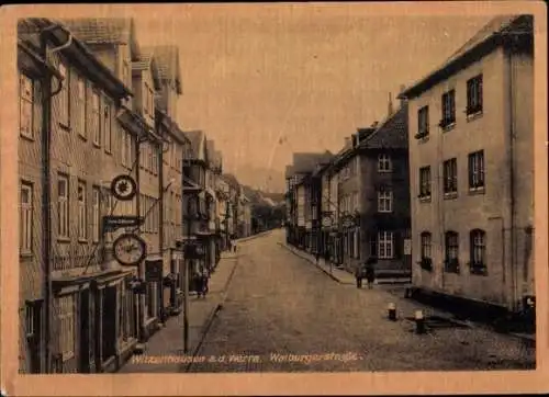 Ak Witzenhausen an der Werra Hessen, Walburgerstraße, Uhren