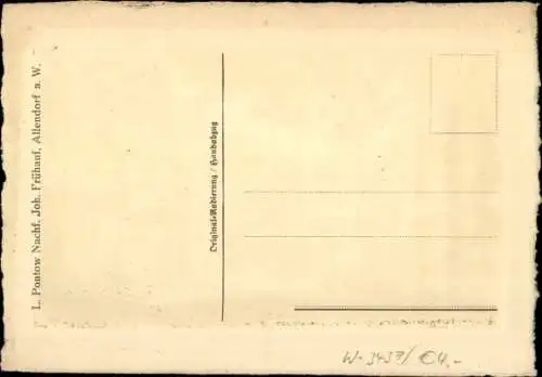 Ak Bad Sooden Allendorf an der Werra Hessen, Am Steinborn, Fachwerkhäuser