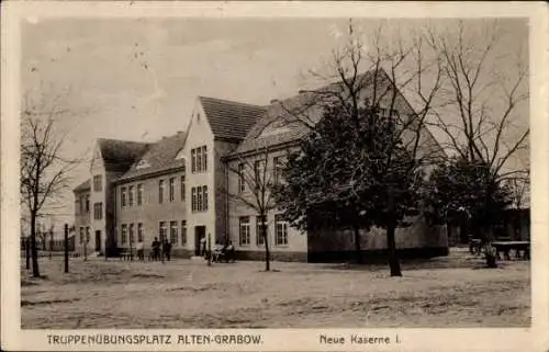 Ak Altengrabow Möckern in Sachsen Anhalt, Truppenübungsplatz, Neue Kaserne I